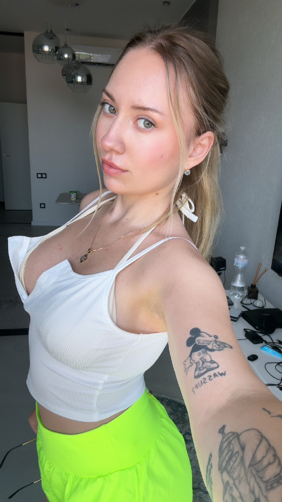 KateV in her underwear in Hannover